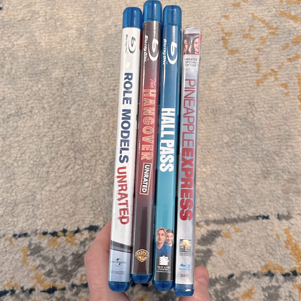 Blu-ray Bundle: Pineapple Express, Hall Pass, The Hangover, and Role Models